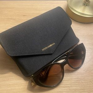 Dolce and Gabbana Tortoise Cat Eye Sunglasses